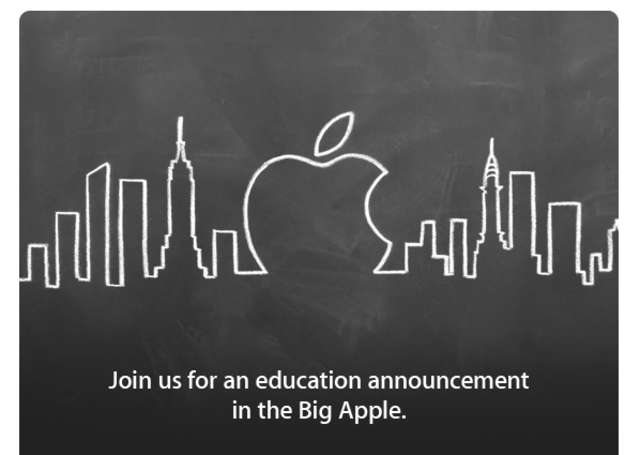 Apple Education Event 2012 [LIVE BLOG]