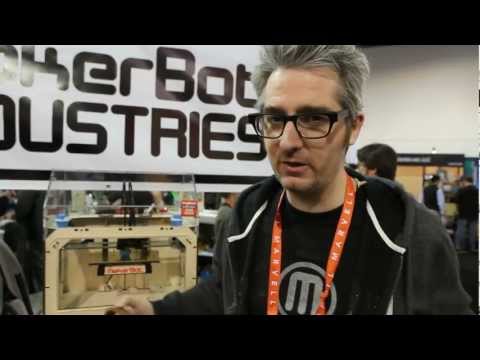 MakerBot Replicator CES 2012 First Look