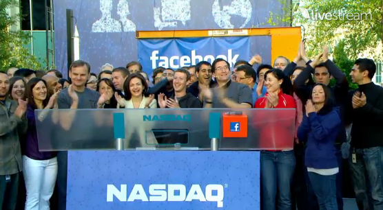 Facebook Goes Public on NASDAQ