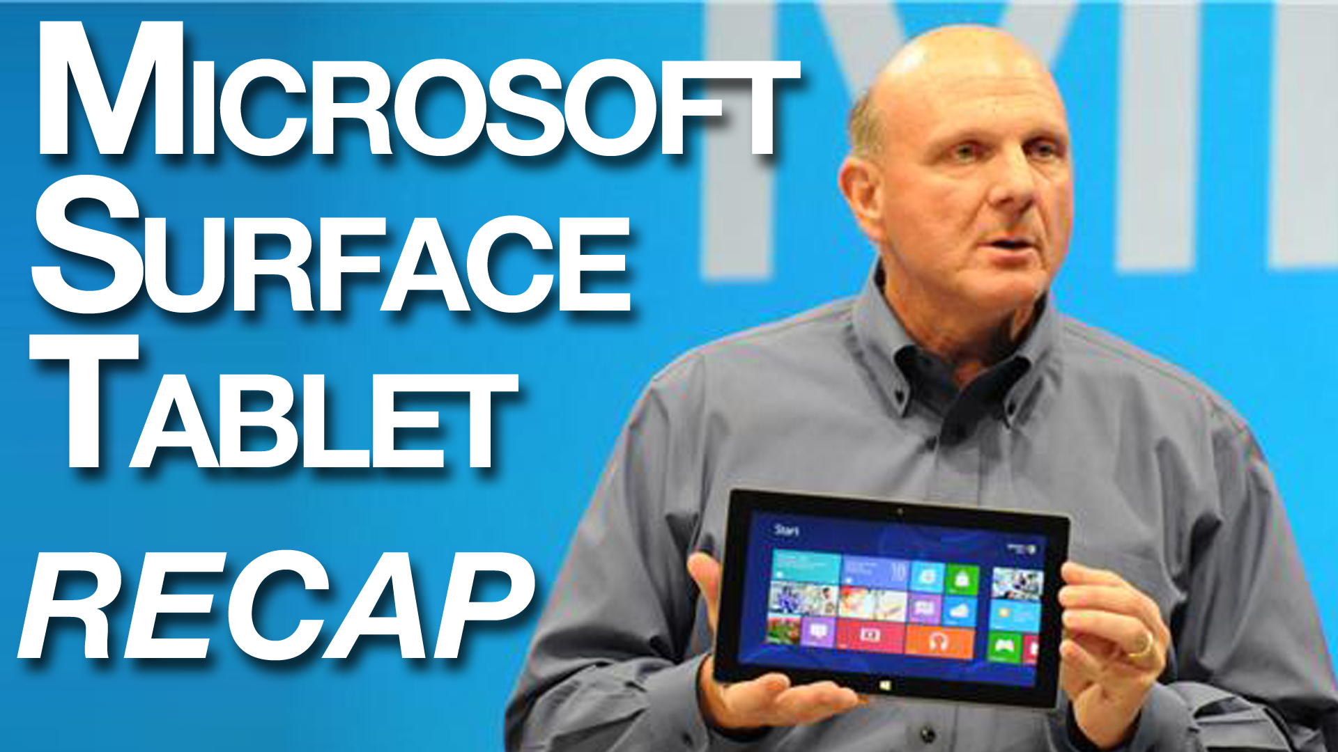 Microsoft Windows 8 Surface Tablet Event Recap