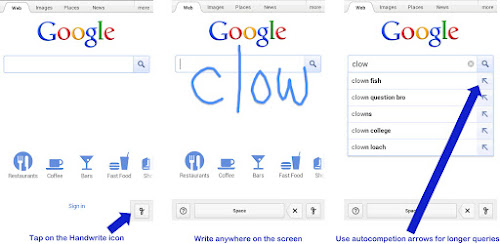 Google Handwrite Search For Mobile Devices