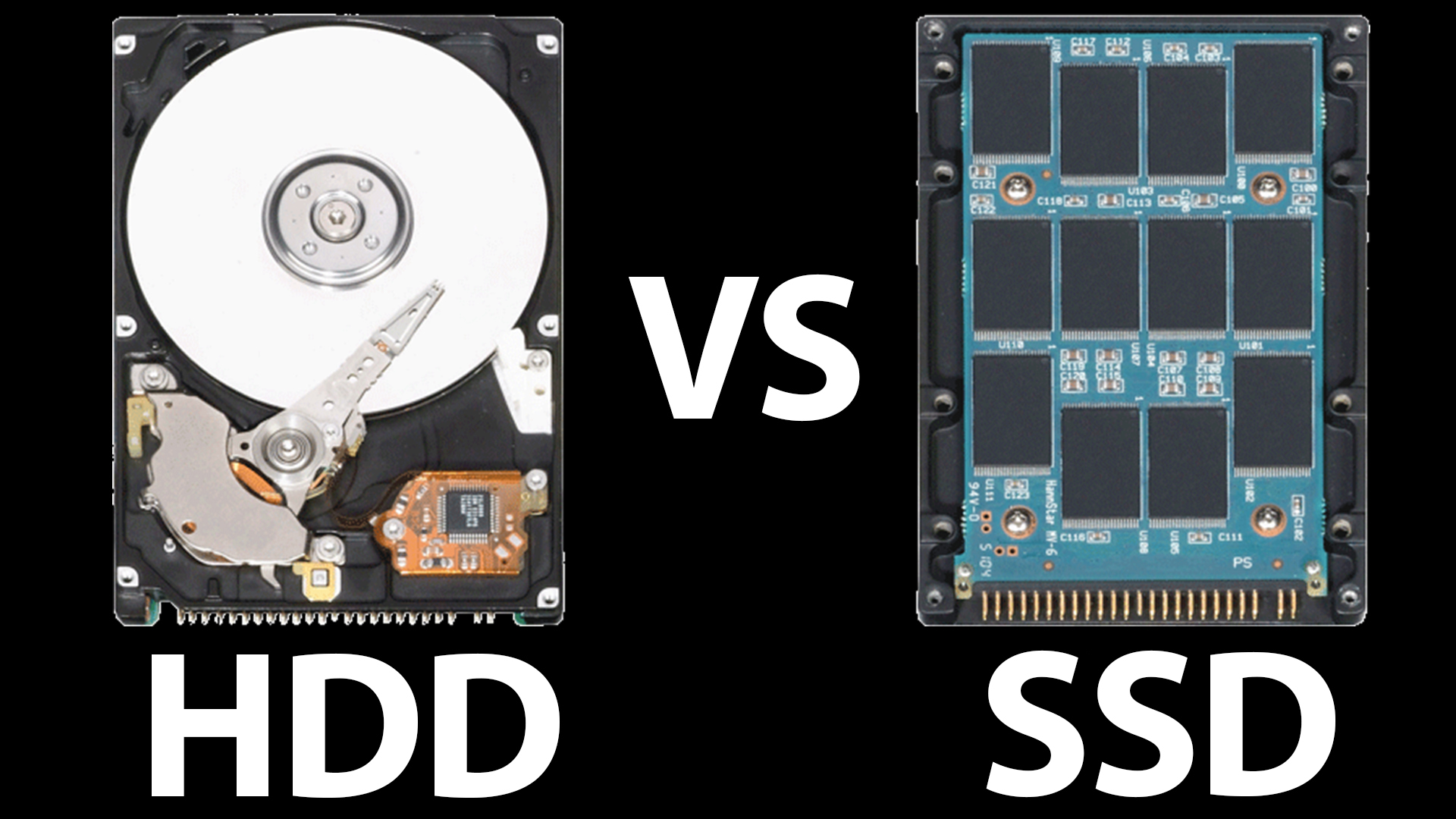 Solid State Drive (SSD) vs Hard Disk Drive (HDD)