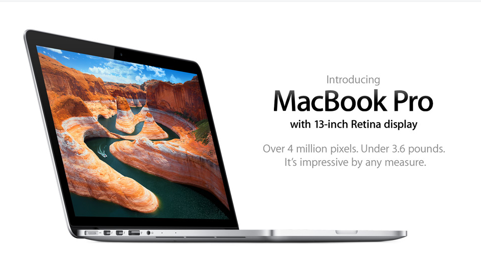 Apple Finally Launches the 13" Retina MacBook Pro