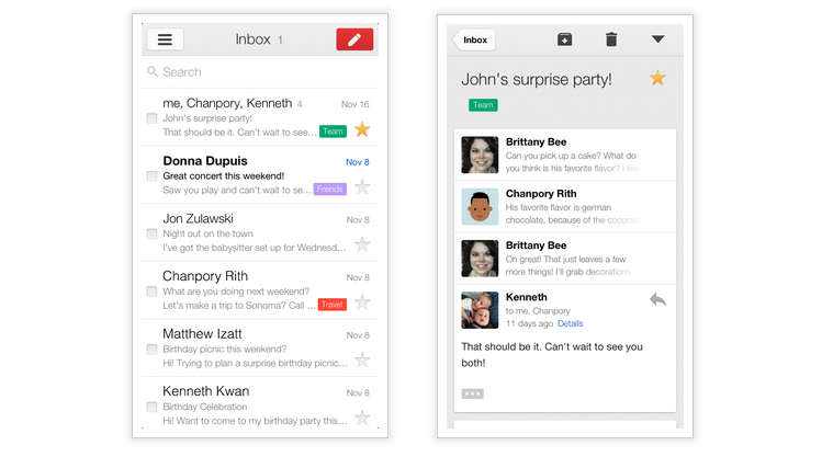 Gmail Releases 2.0 Update for iPhone and iPad App