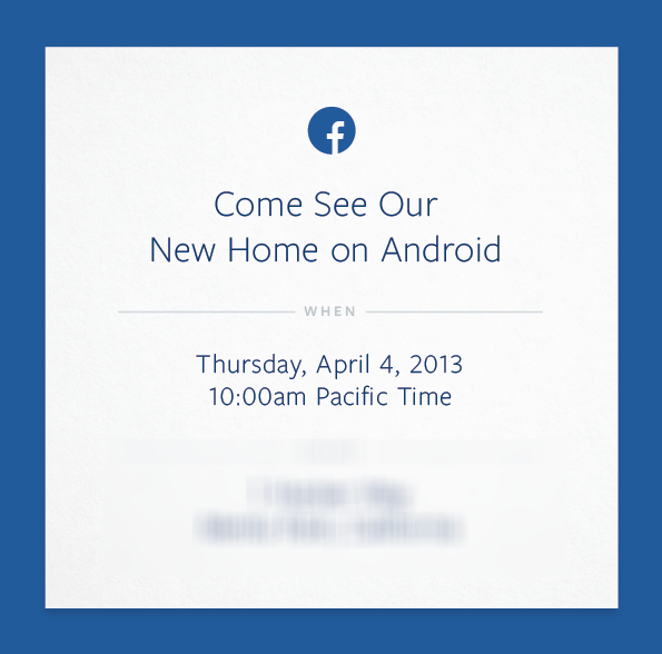 Facebook To Announce New Home On Android