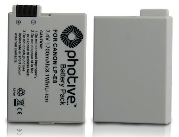 Photive Original LP-E8 Li-ion Battery Review