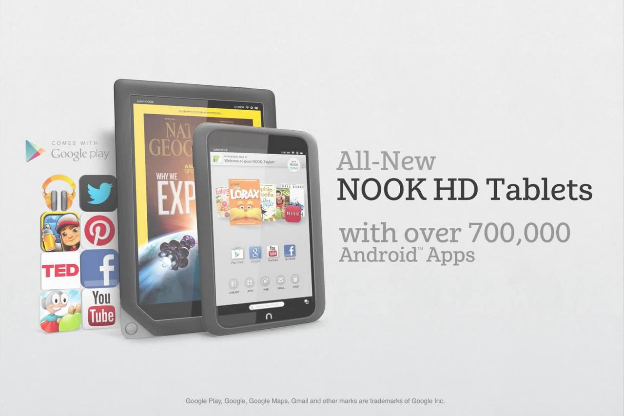 Barnes & Noble to Stop Producing Nook Tablets