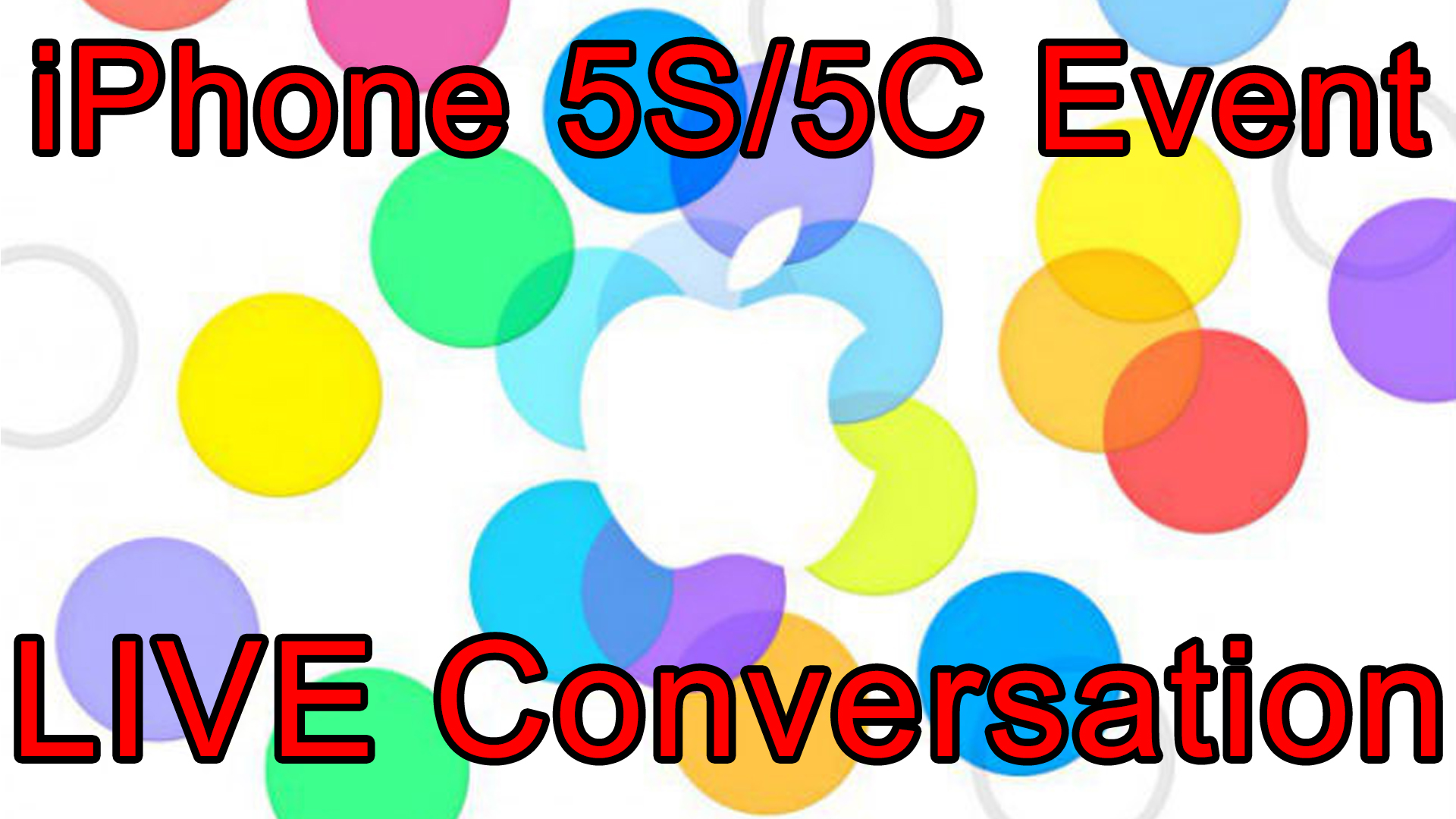 LIVE: Apple iPhone 5S / iPhone 5C / iOS 7 Media Event