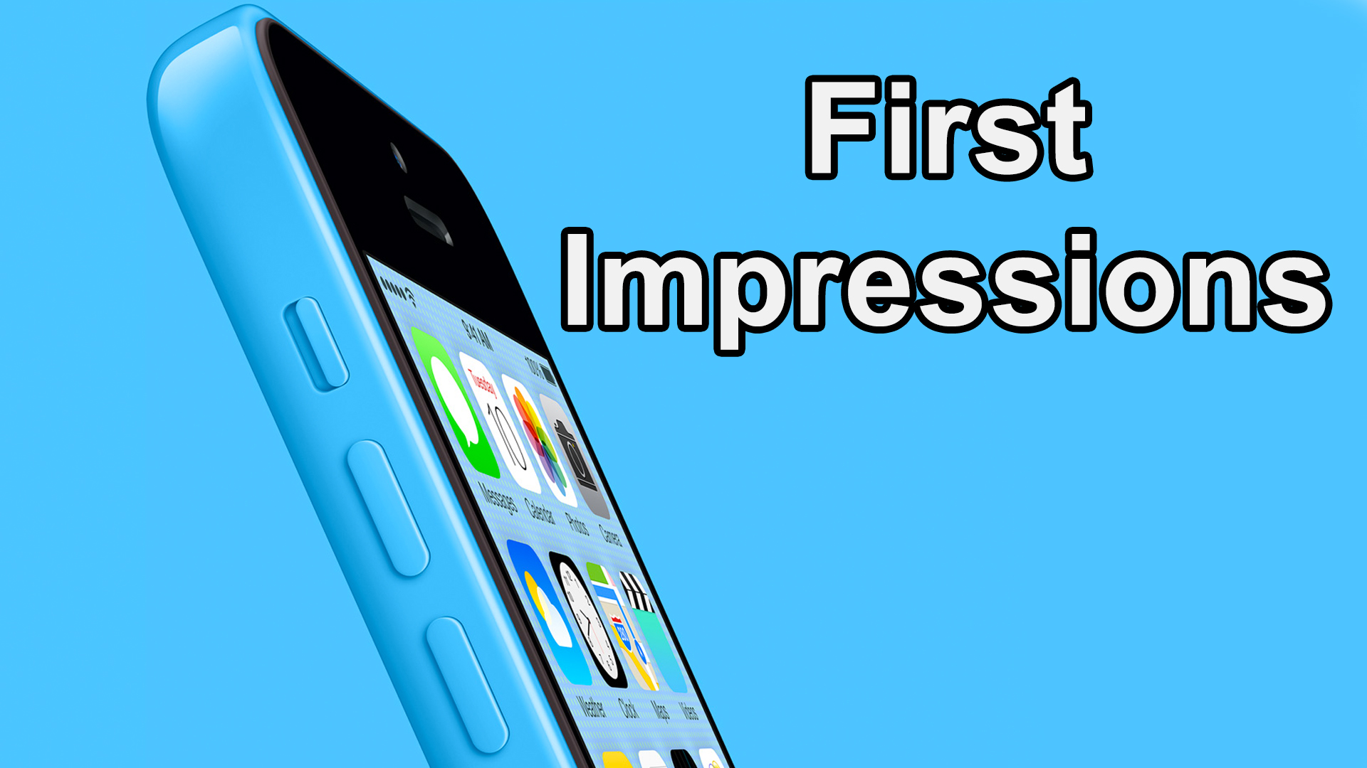 iPhone 5c First Impressions