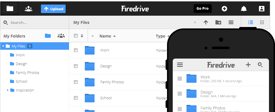 Firedrive - Cloud Storage With a Twist