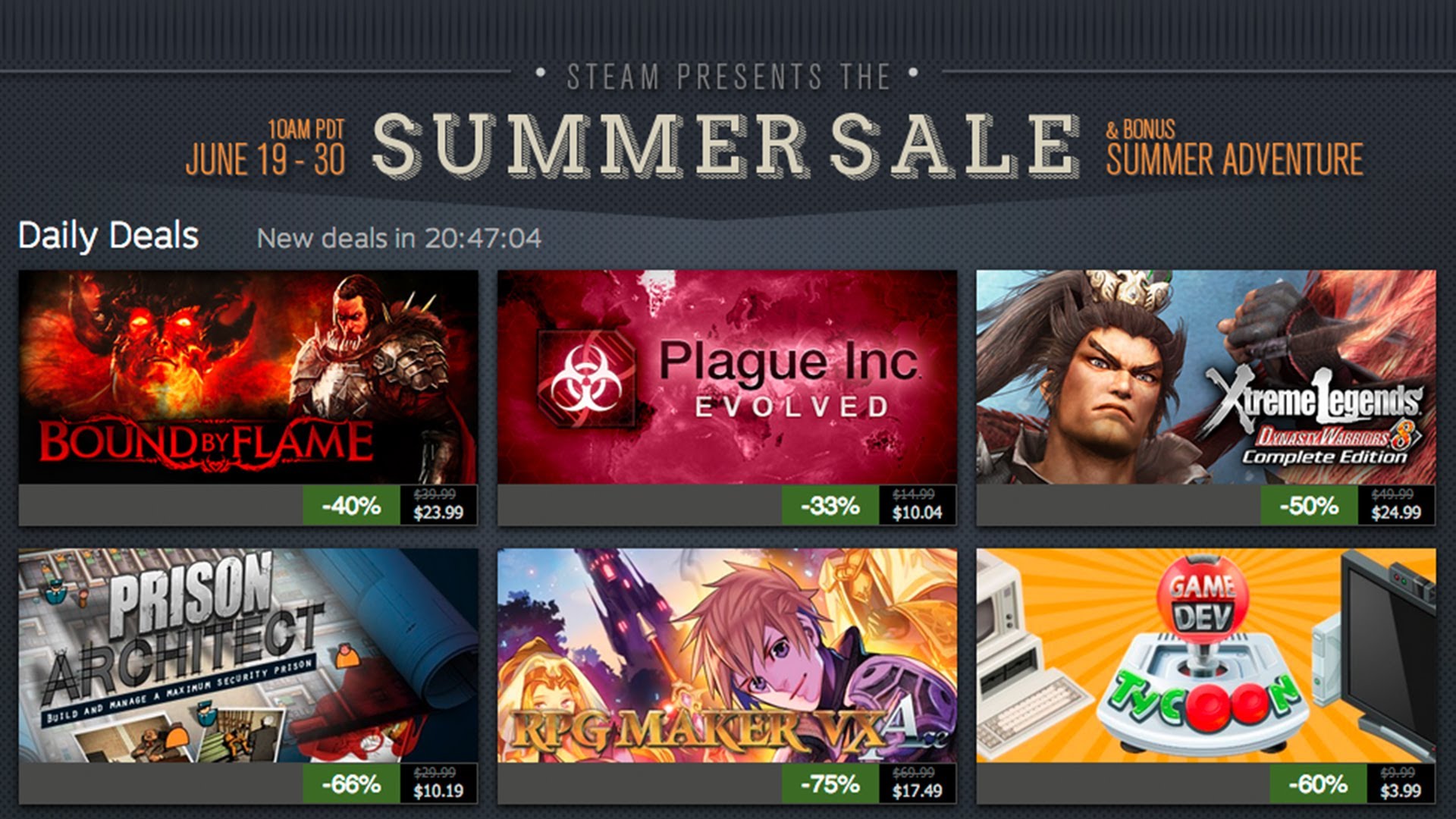 Top 5 Steam Summer Sale Buying Tips