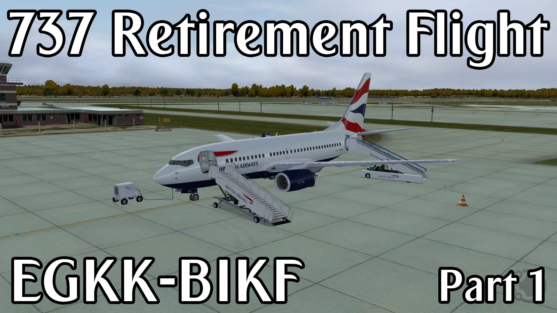 Boeing 737-400 Retirement Flight | EGKK - BIKF | Prepar3D (Part 1)