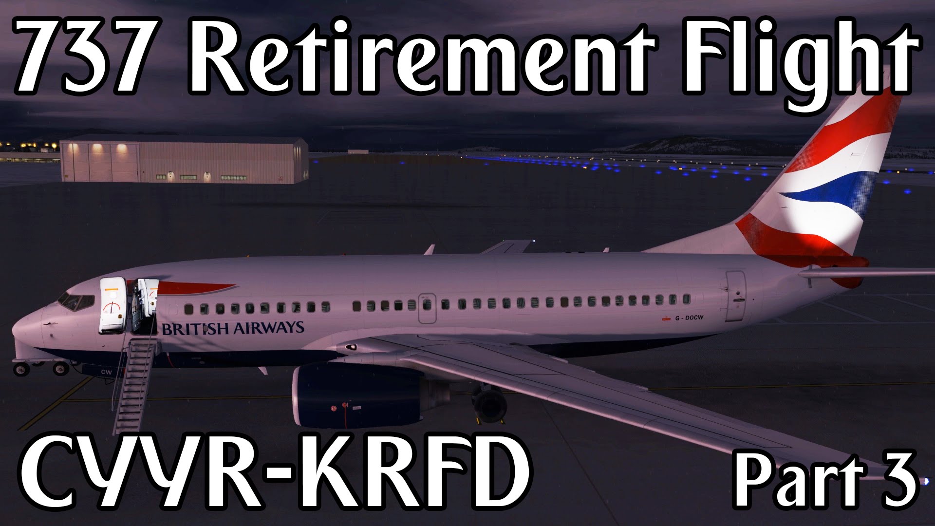Boeing 737-400 Retirement Flight | CYYR - KRFD | Prepar3D (Part 3)