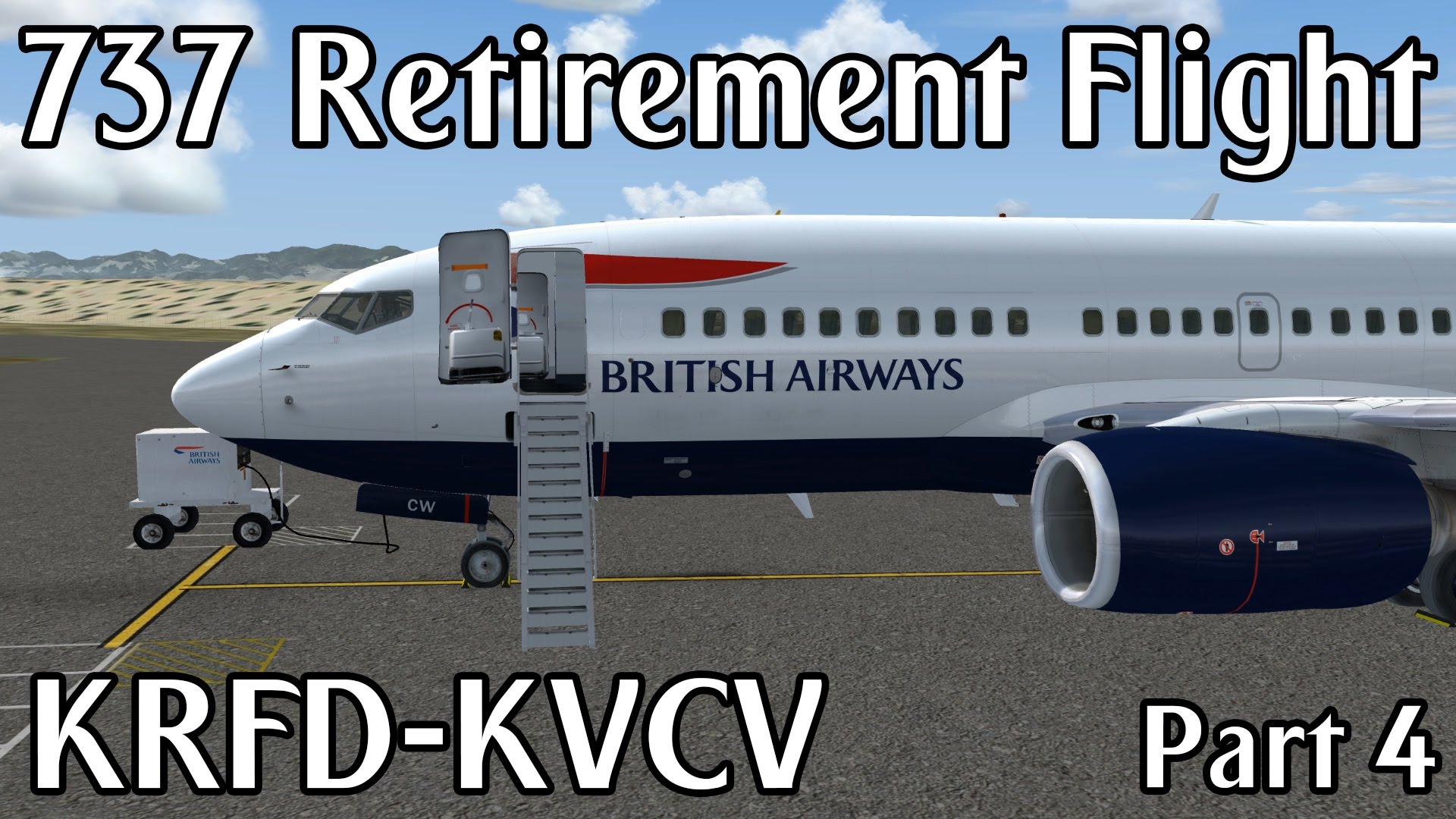 Boeing 737-400 Retirement Flight | KRFD- KVCV | Prepar3D (Part 4)